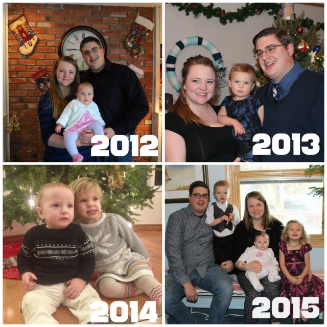 Our Christmases through the years